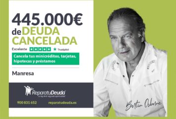 Repara tu Deuda Abogados cancela 445.000€ en Manresa (Cataluña) con la Ley de Segunda Oportunidad