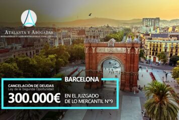 Atalanta y Abogadas cancela 300.000 euros en Barcelona en el Juzgado Mercantil número 9