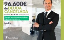 Repara tu Deuda Abogados cancela 96.600 € en Madrid con la Ley de Segunda Oportunidad