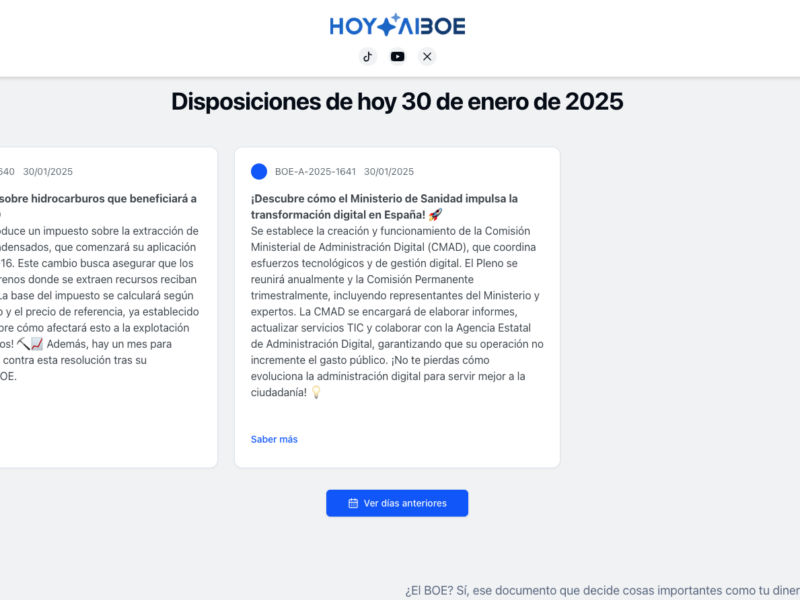 HoyAIBOE: la nueva aplicación con IA impulsada por Sozpic y AltaMK que revoluciona el acceso al BOE