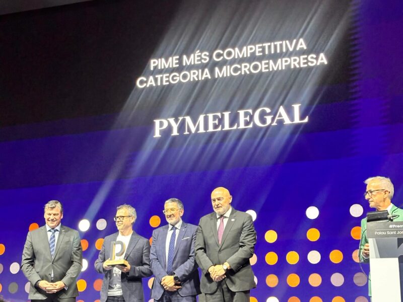 PymeLegal recibe el Premio PIMEC 2024 a la microempresa más competitiva en su 38ª edición
